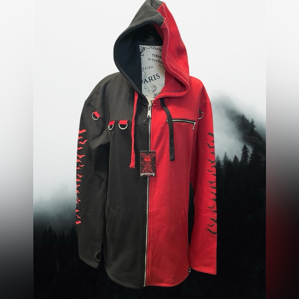 Vampire Freaks Fleece Hoodie Jacket